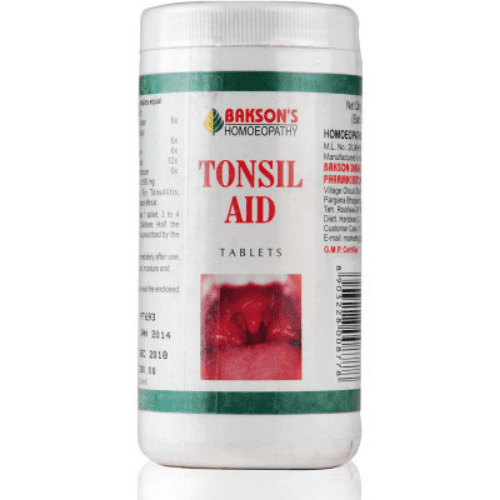 Bakson’s Tonsil Aid Tablet – Indiadrops