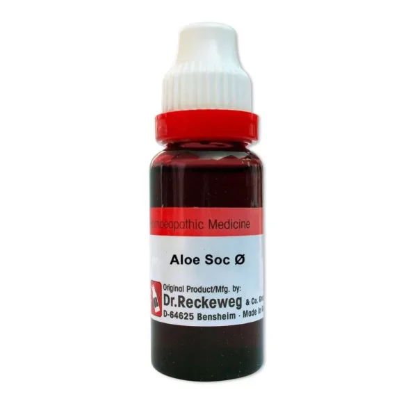 Dr. Reckeweg Aloe Soc Mother Tincture Q (20ml) - India Drops