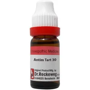 Dr. Reckeweg Antimonium Tartaricum (11ml) - India Drops