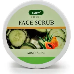 Bakson Sunny Face Scrub with Aloe Vera, Cucumber, Papaya - India Drops