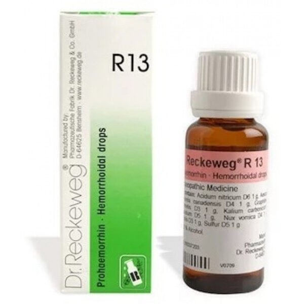 Dr. Reckeweg R13 Hemorrhoidal Piles Drops (22ml) - India Drops