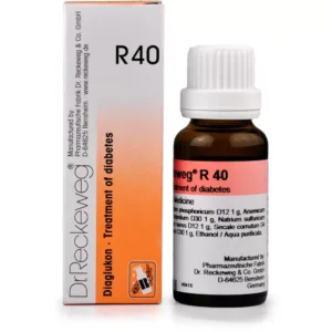 Dr. Reckeweg R40 Diabetes Drop Homeopathic Medicine (22ml) - India Drops